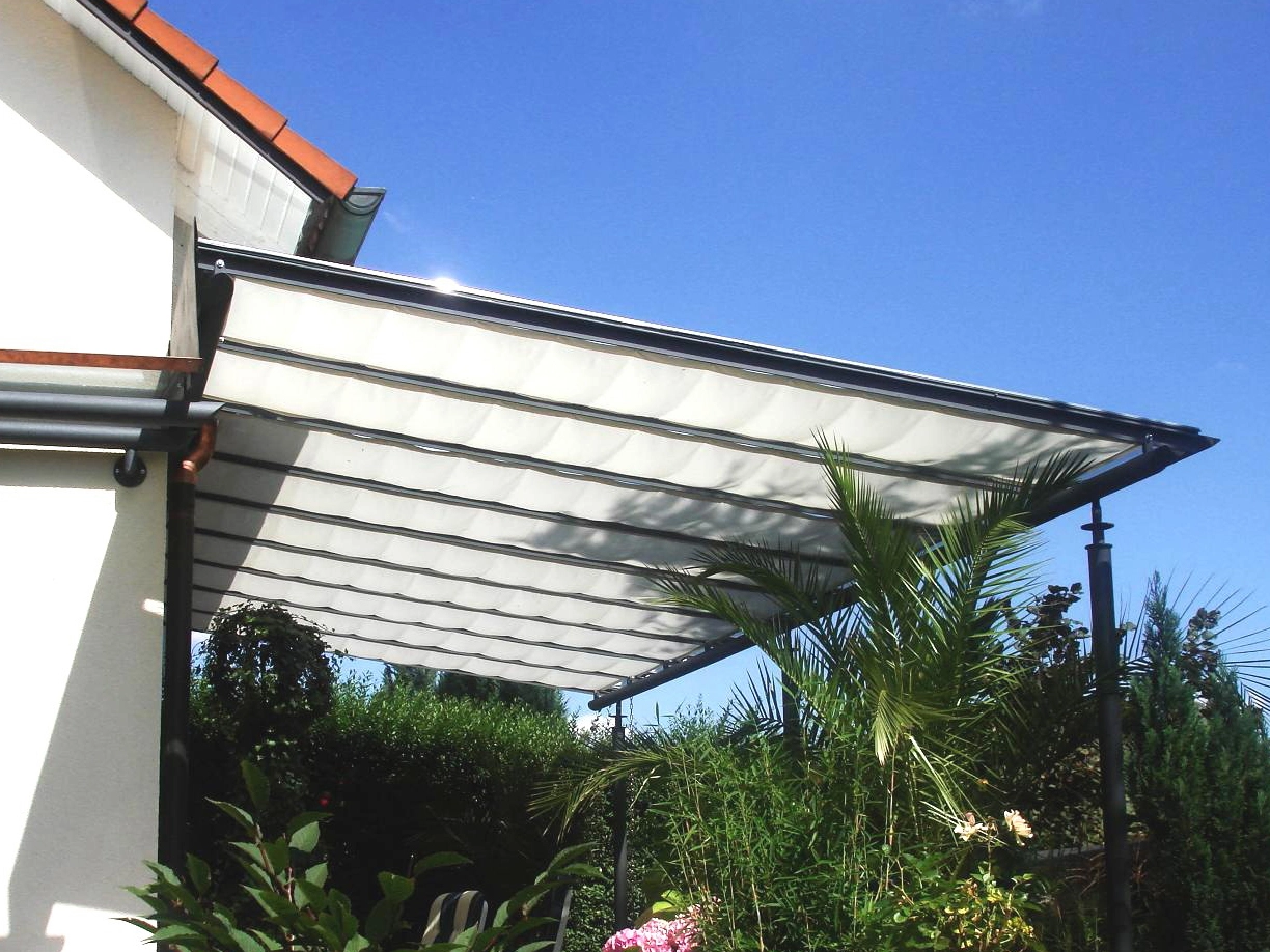 VONROC Premium Sonnensegel – Rechteckig – 400×300 cm– Wasserfest – Weiß –  Inklusive Aufbewahrungstasche und Seil